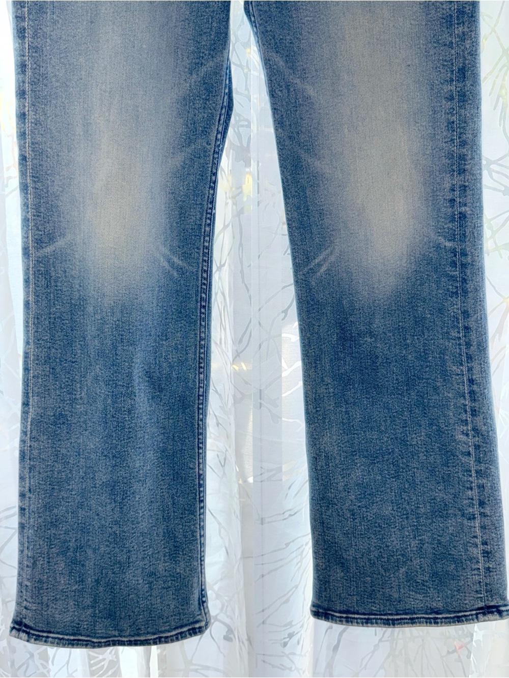 MOTHER BOOKIE SNEAK EYE OF THE TIGER BLUE JEANS - Picture 4 of 11